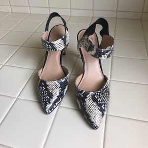 Franco Sarto Snakeskin Heels